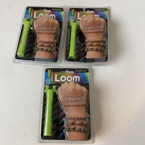 x3 New Optari Mini Loom Multicolor Rubber Band Bracelet Making Kit makes up to 6